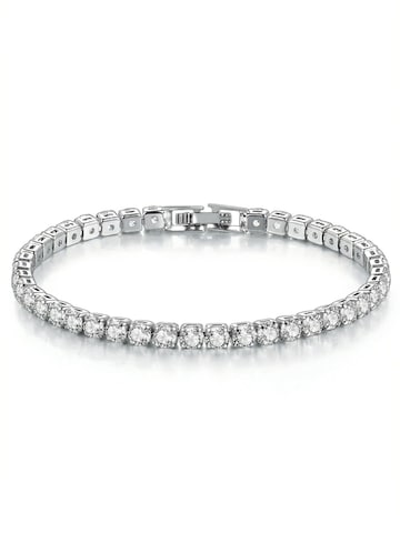 Staufergold Bracelet 'Tennisarmband „Crystal Line“' in Silver: front