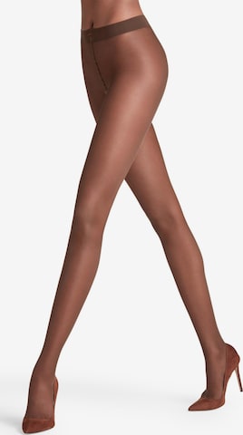 FALKE Tights 'Pure Matt' in Brown: front