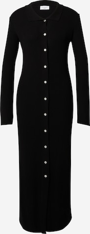 ABOUT YOU x Toni Garrn Πλεκτό φόρεμα 'Ireen' σε μαύρο: μπροστά