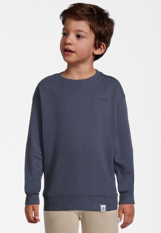New Life Sweatshirt in Blau: Vorderseite