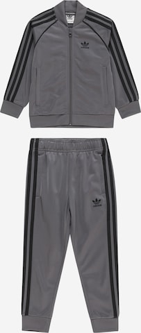 ADIDAS ORIGINALS Sweatsuit 'Adicolor Sst' in Grey: front