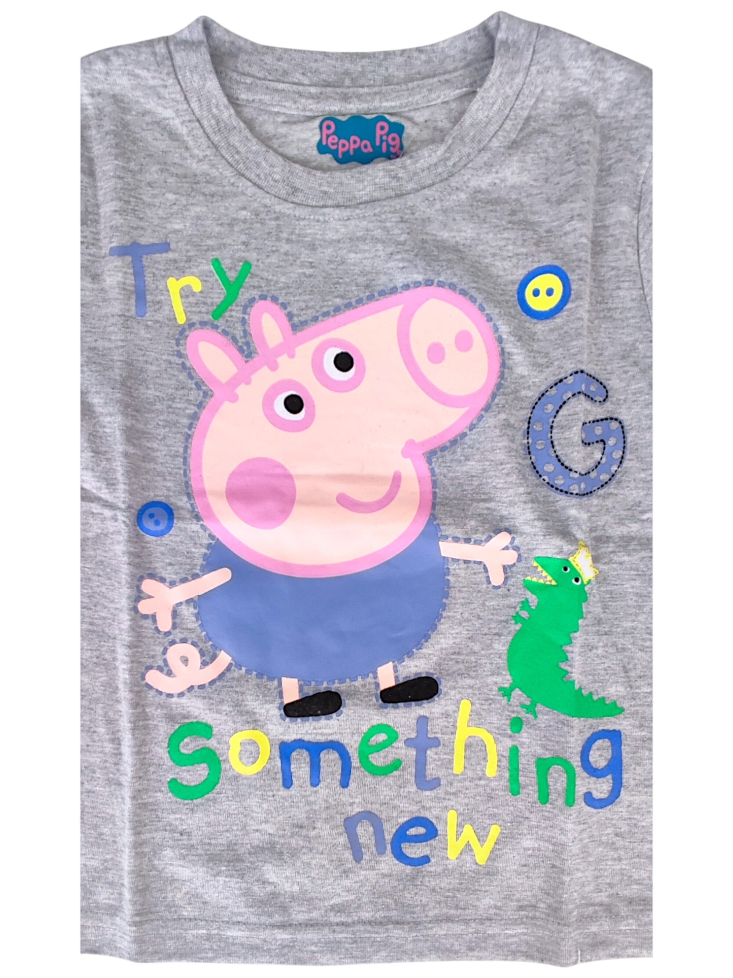 Peppa Pig Shirt 'George'‌‌‌ in Grau