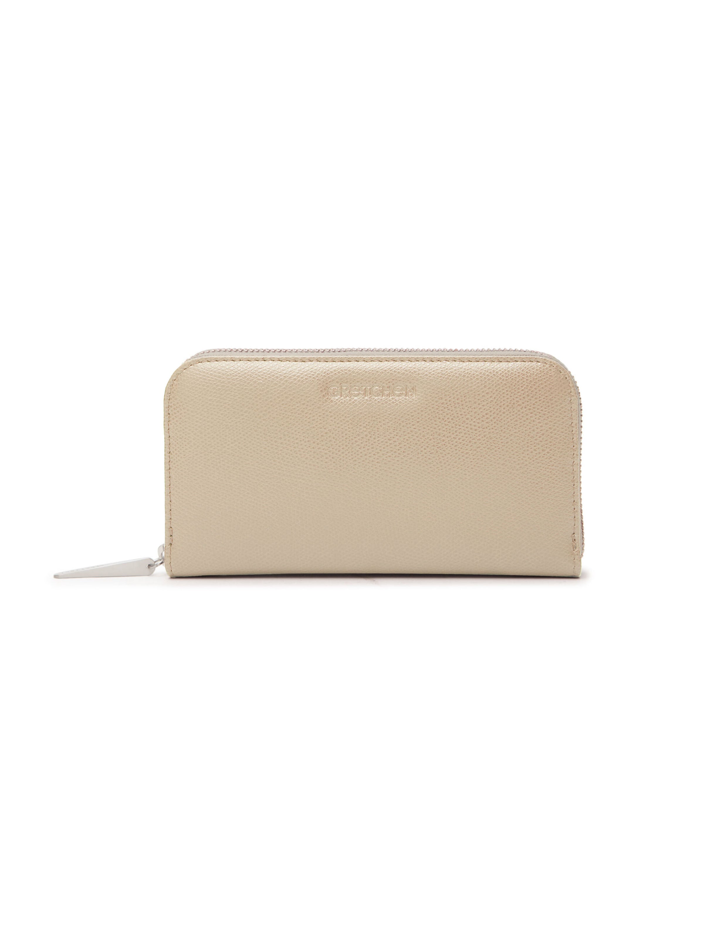 Gretchen Wallet 'Crocus' in Beige: front