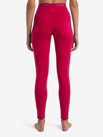 ICEBREAKER Skinny Športne hlače '200 Oasis' | roza barva