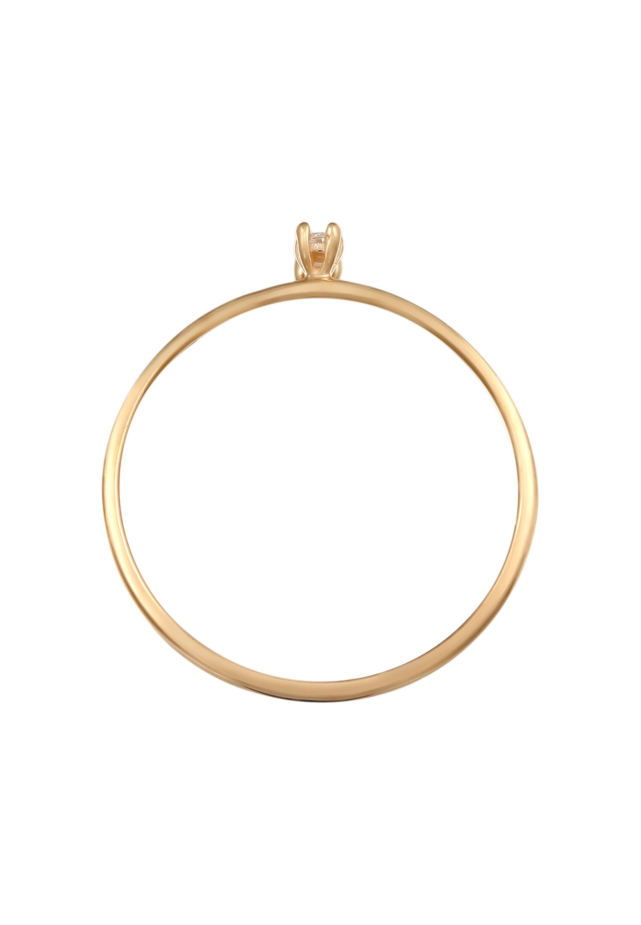Elli DIAMONDS Ring 'Elegant' in Goud