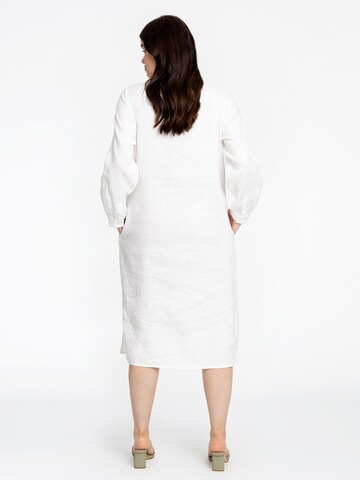 Yoek Blouse 'Linen' in White