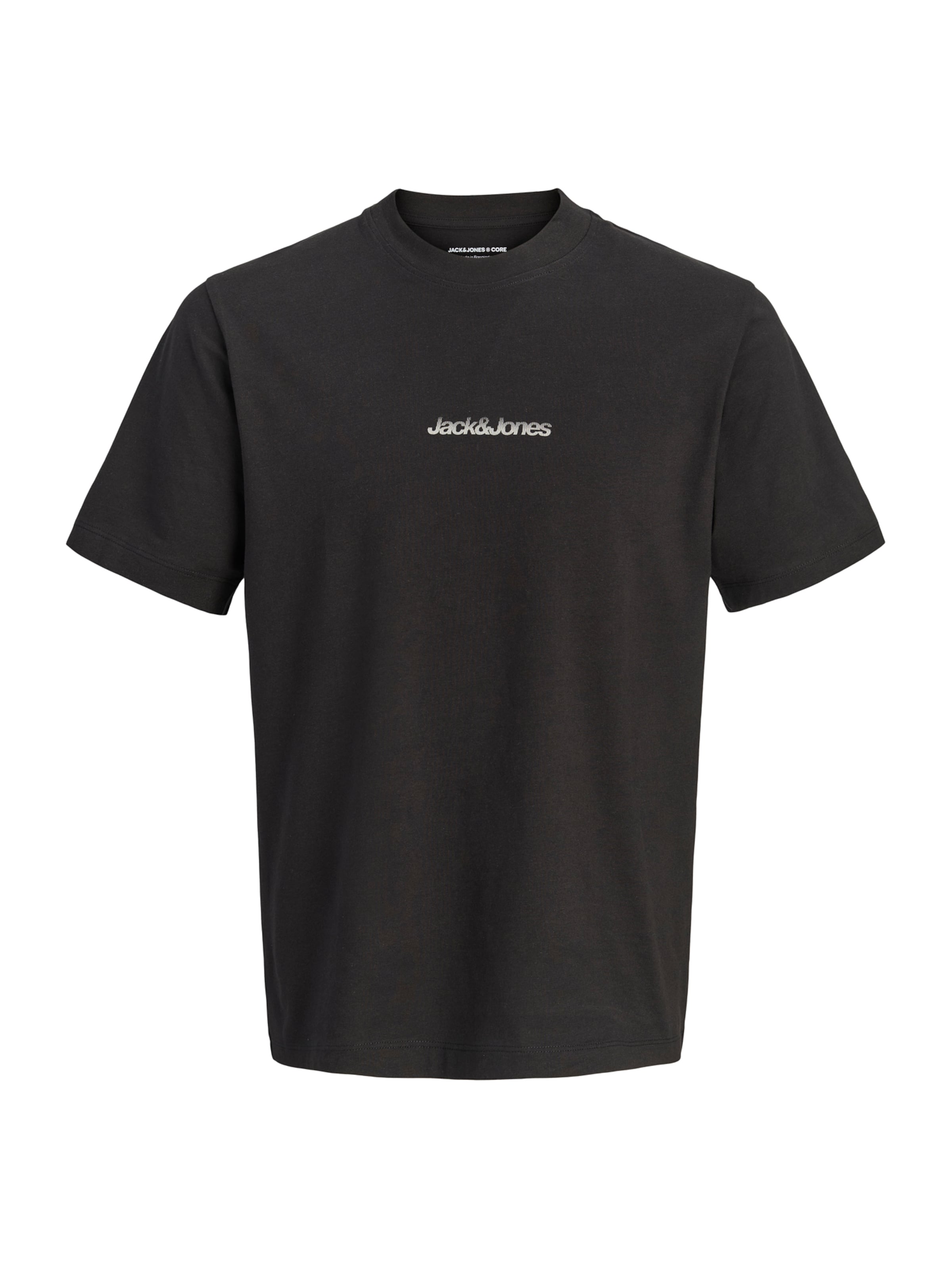 Jack & Jones Plus Футболка 'JCOECHO' в Черный: спереди