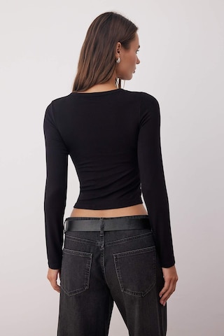 Trendyol Gebreid vest in Zwart