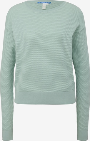 Pull-over QS en vert : devant