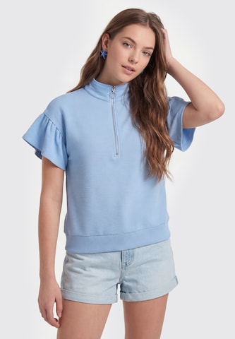 MYMO Blouse in Blue: front