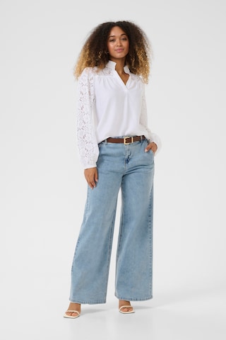 Cream Blouse 'Liselin' in Wit