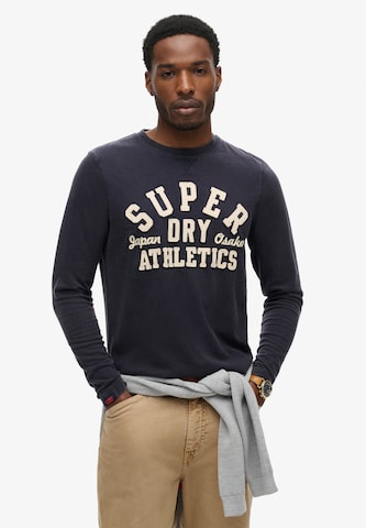 Superdry & Co - Camisa 'Athletic' em azul: frente