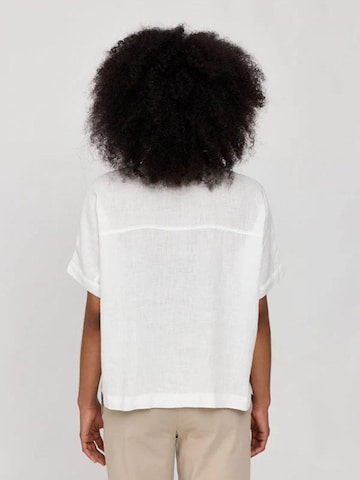 mazine Bluse 'Short Sleeve'‌‌‌‌‌‌ in Weiß