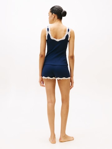 TOMMY HILFIGER Korte pyjama in Blauw
