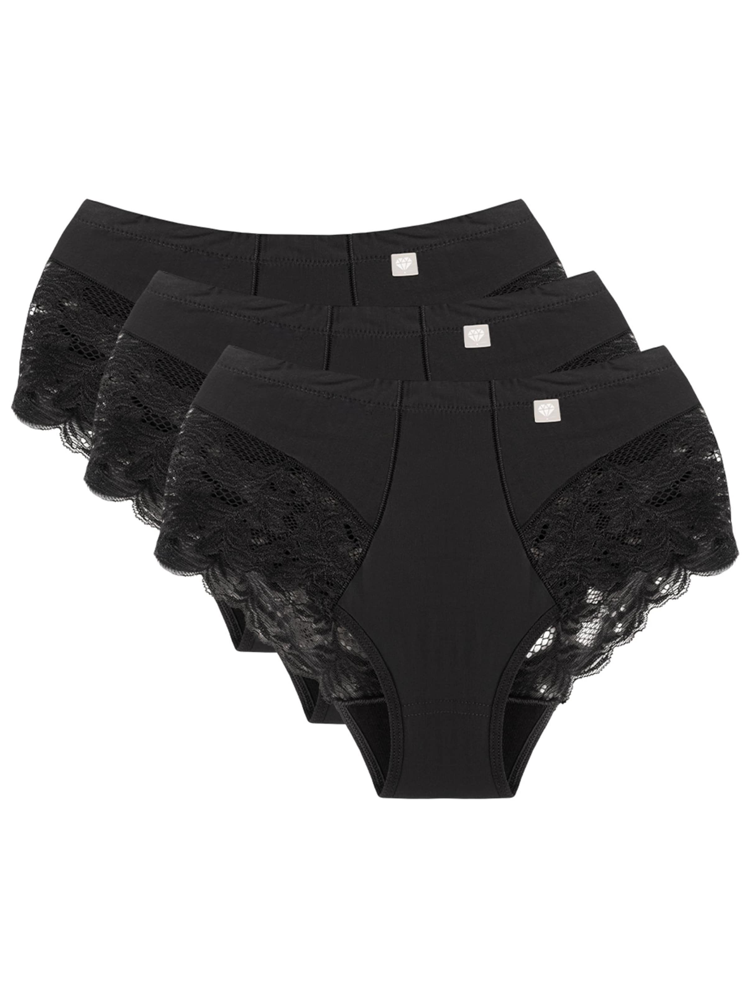 Wolbar Slip 'Diamond 3506'‌‌‌‌‌‌‌‌‌‌ in Schwarz: Vorderseite