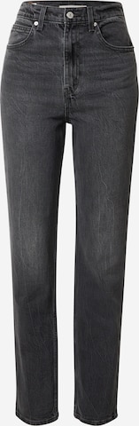LEVI'S ® Jeans '70s High Slim Straight' i svart: forside