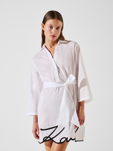 Abito da spiaggia di Karl Lagerfeld in bianco: frontale