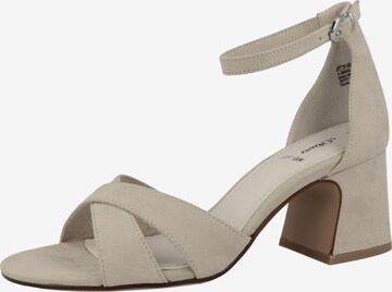 s.Oliver Strap Sandals in Grey: front