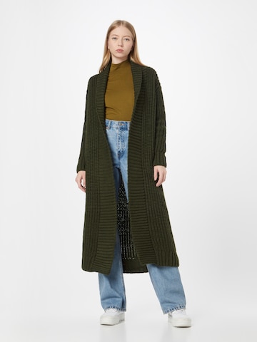 Mavi Knitted coat in Green: front