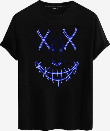 RMK Shirt '"Basic Vintage Smile"' in Black: front