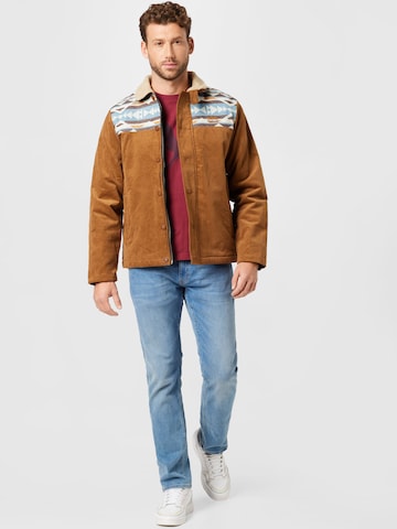 Iriedaily Between-season jacket 'Trapas' in Brown