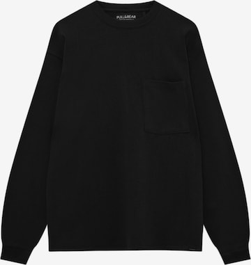 Pull&Bear Shirt in Black: front