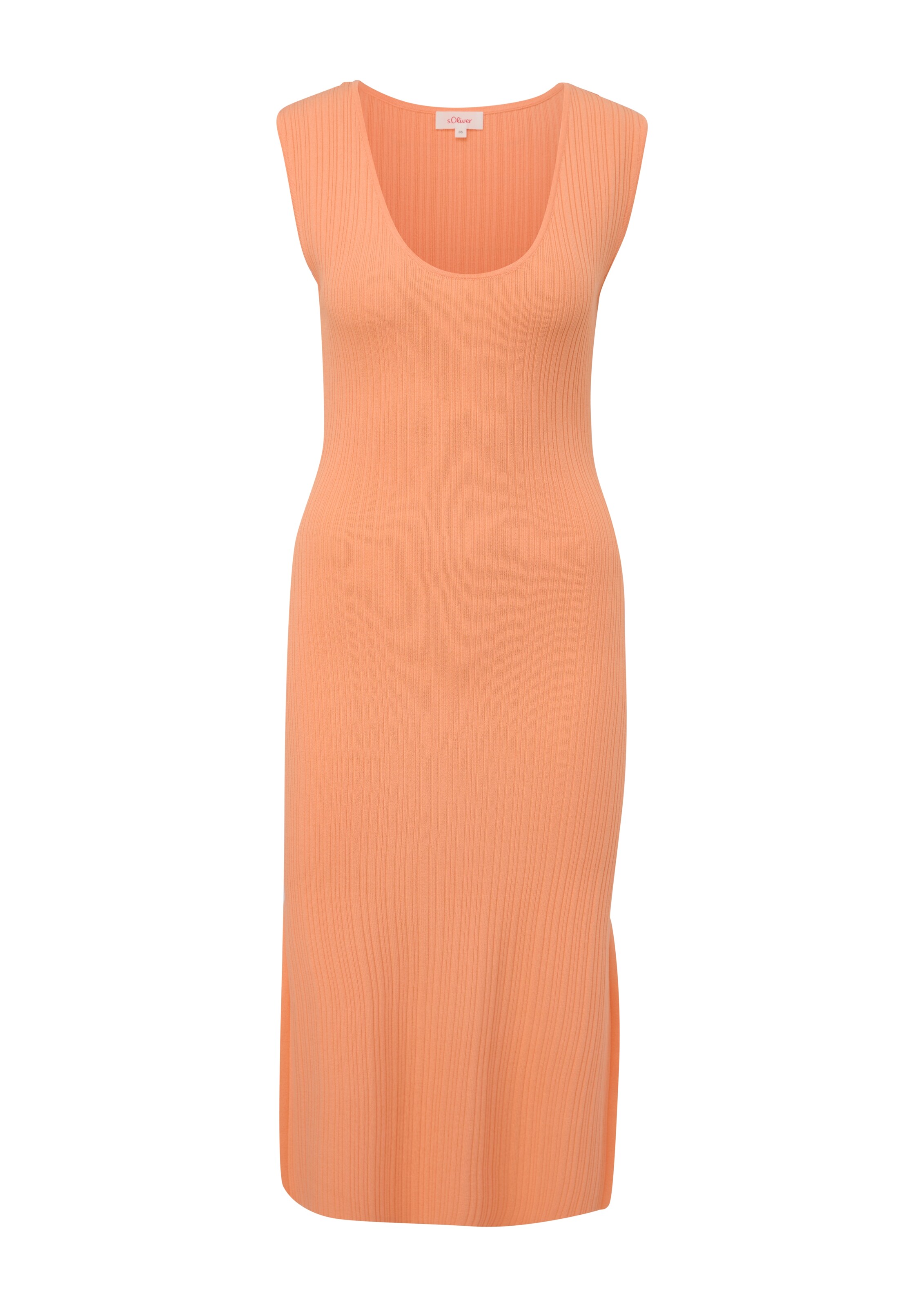 s.Oliver Kleid in Orange: Vorderseite