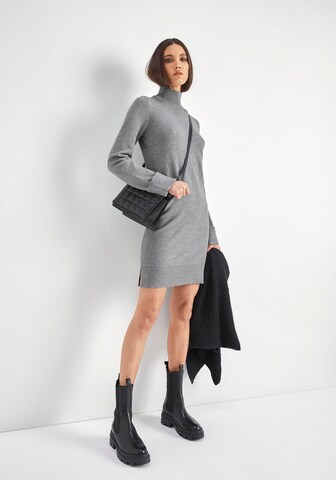 HECHTER PARIS Knitted dress in Grey