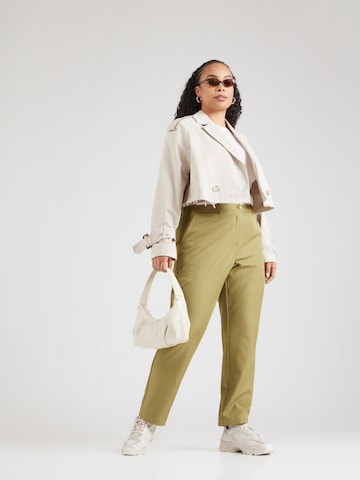 ONLY Carmakoma Normalny krój Chinosy 'CARTHEA' w kolorze żółty