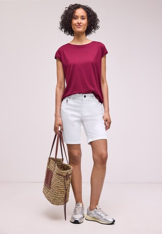 STREET ONE Regular Pants in White: front