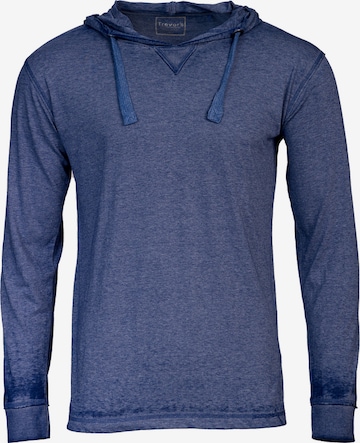TREVOR'S Sweatshirt in Blauw: voorkant