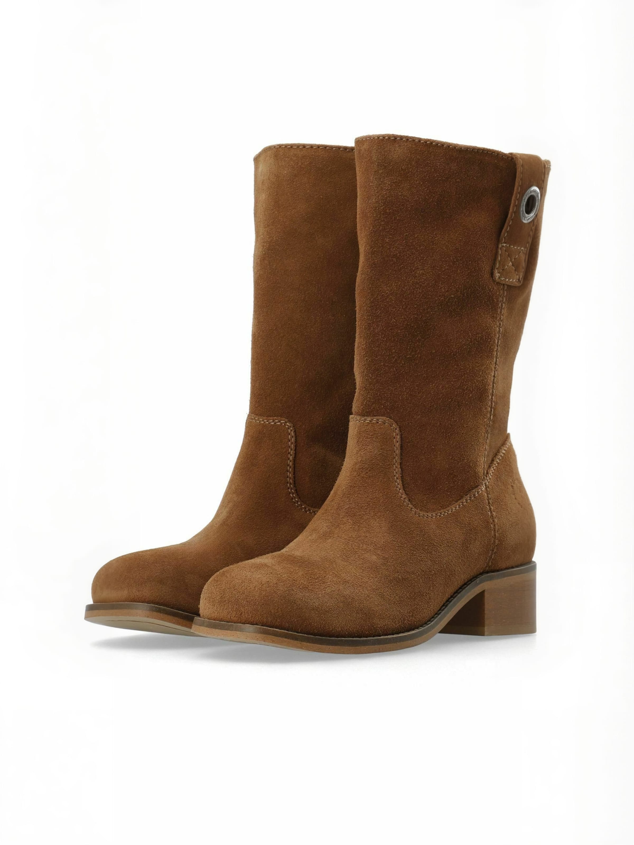 Ca'Shott Chelsea Boots ' CASVILMA ' in Beige: front