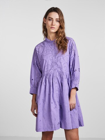 Robe-chemise 'Sianic' Y.A.S en violet : devant