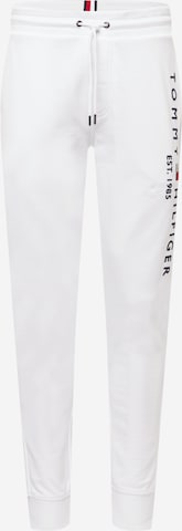 TOMMY HILFIGER Tapered Broek in Wit: voorkant