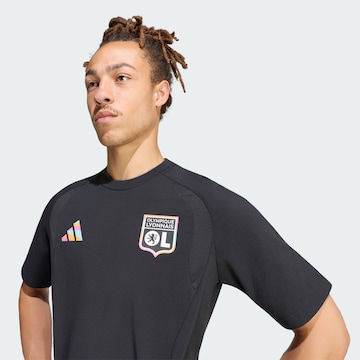 ADIDAS PERFORMANCE - Camiseta funcional 'Olympique Lyonnais Tiro' en negro