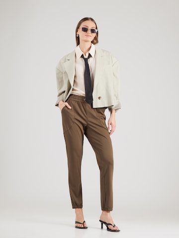 Tapered Pantaloni di monari in verde