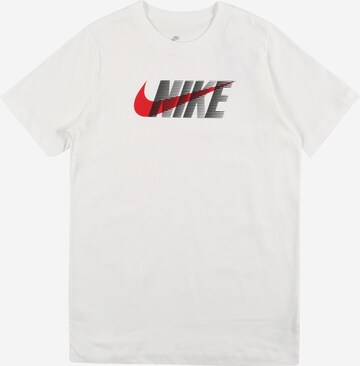 T-Shirt Nike Sportswear en blanc : devant