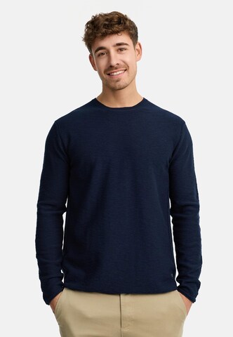 INDICODE JEANS Sweater ' Macedonio ' in Blue: front