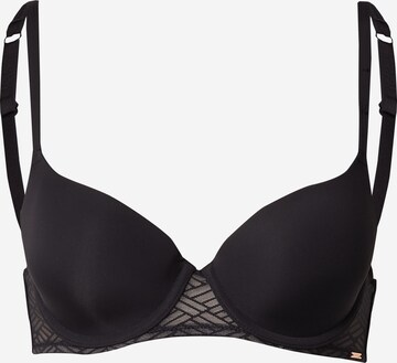 T-shirt Reggiseno 'LEILA' di Dorina in nero: frontale