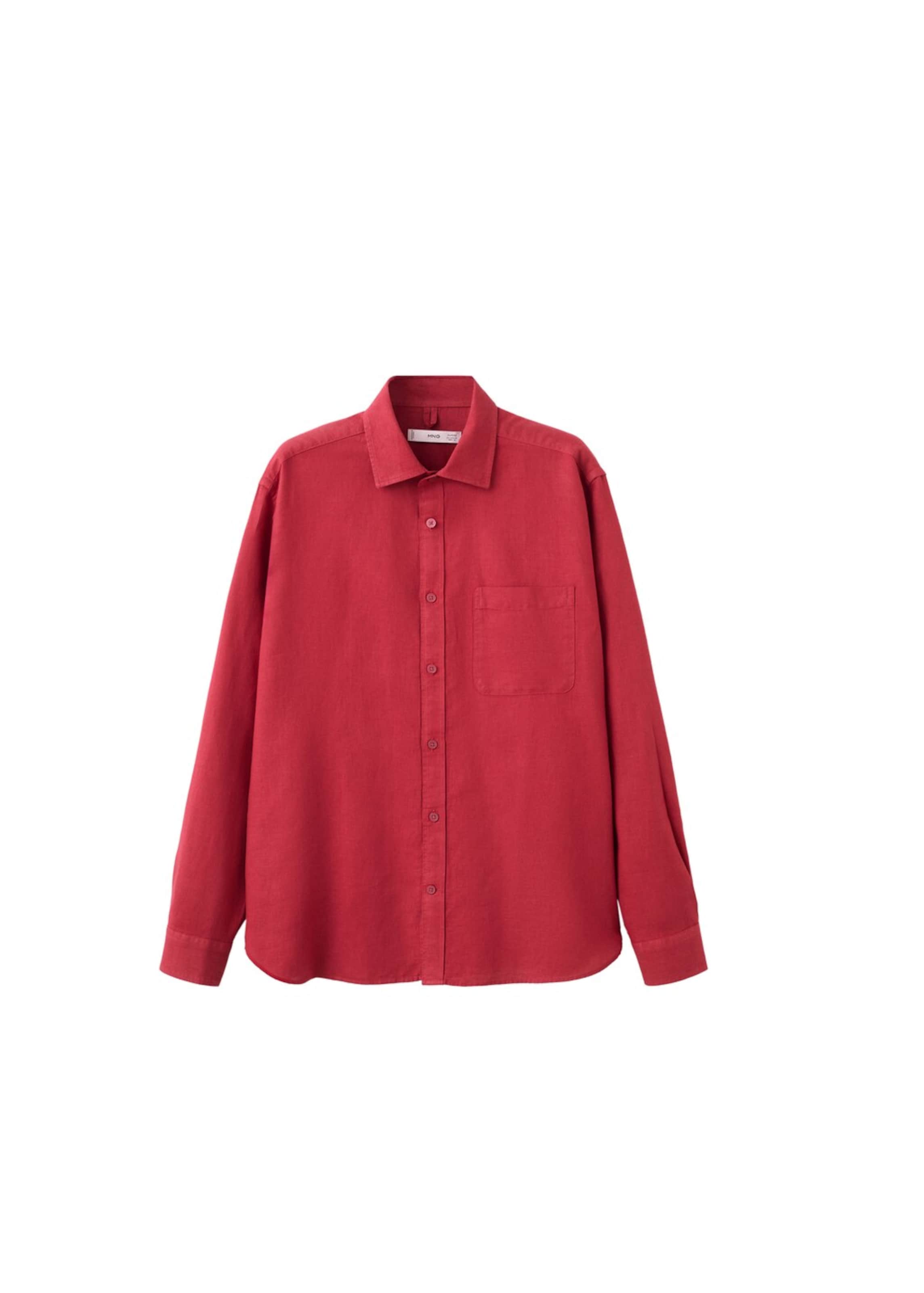 MANGO MAN Button Up Shirt 'Avispa-h' in Grenadine, Item view