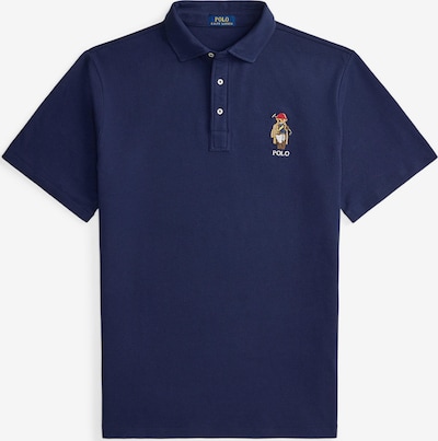 Marškinėliai iš Polo Ralph Lauren Big & Tall, spalva – tamsiai mėlyna jūros spalva / ruda / geltona / balta, Prekių apžvalga