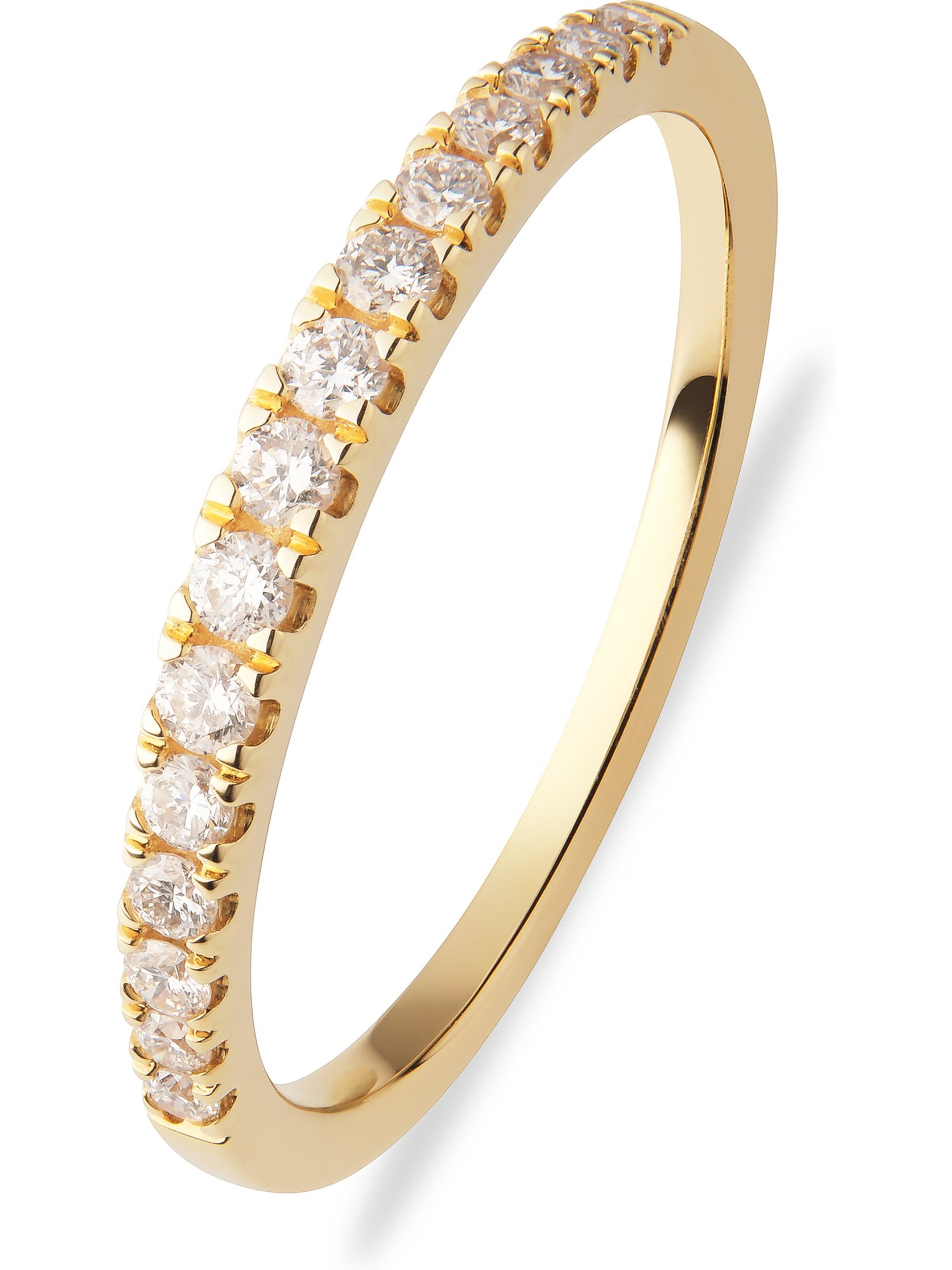 CHRIST Ring in Gelb: Vorderseite