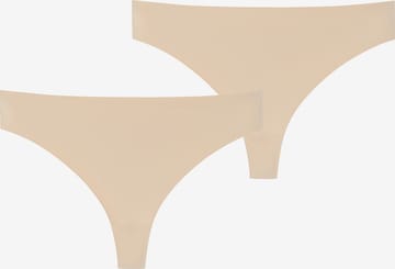 SCHIESSER String ' Invisible Soft ' in Beige: predná strana