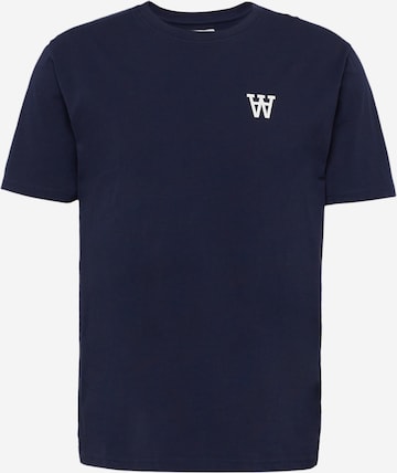 WOOD WOOD T-Shirt 'Ace' in Blau: predná strana