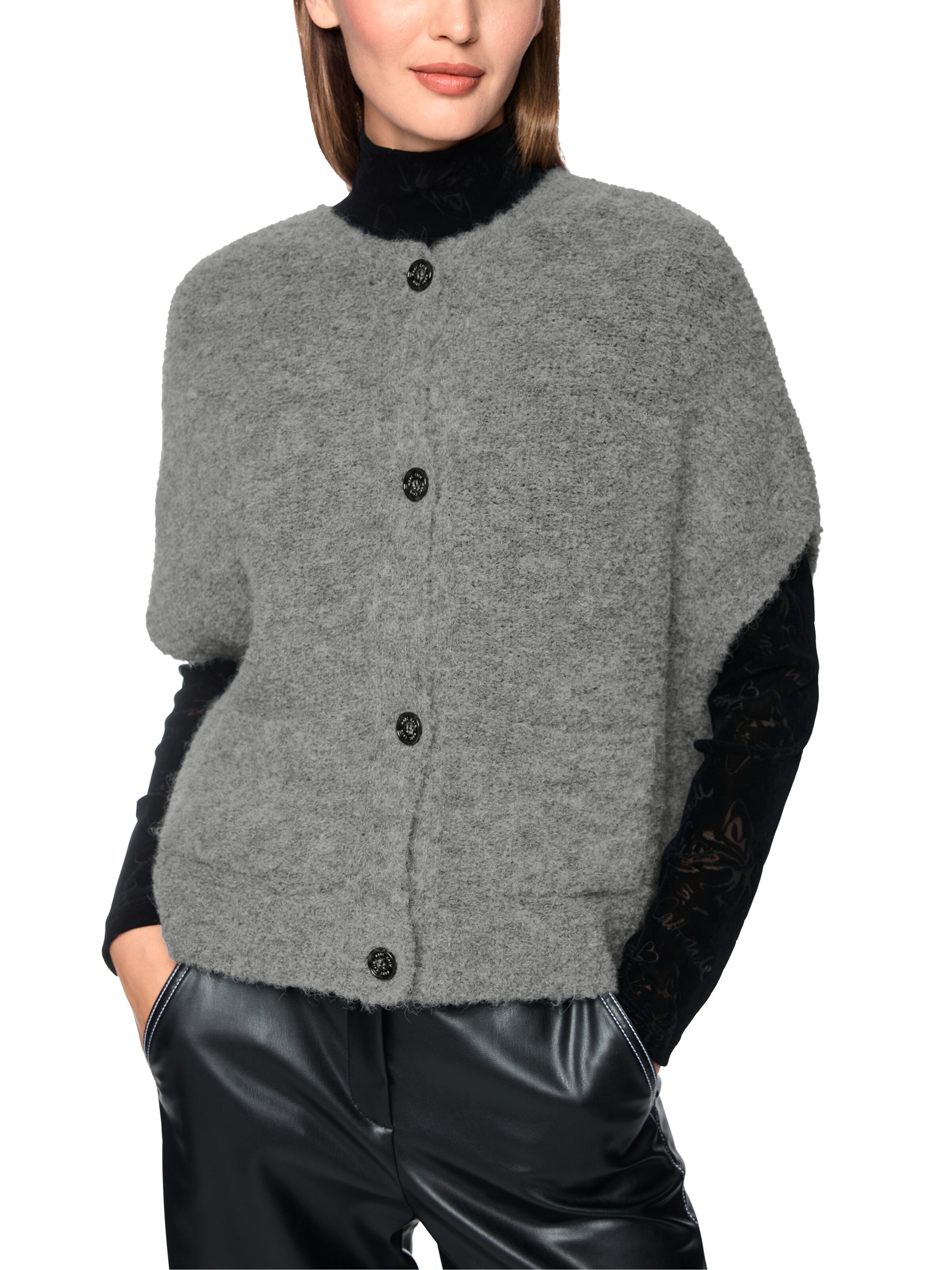 Marc Cain Gebreid vest in Grijs