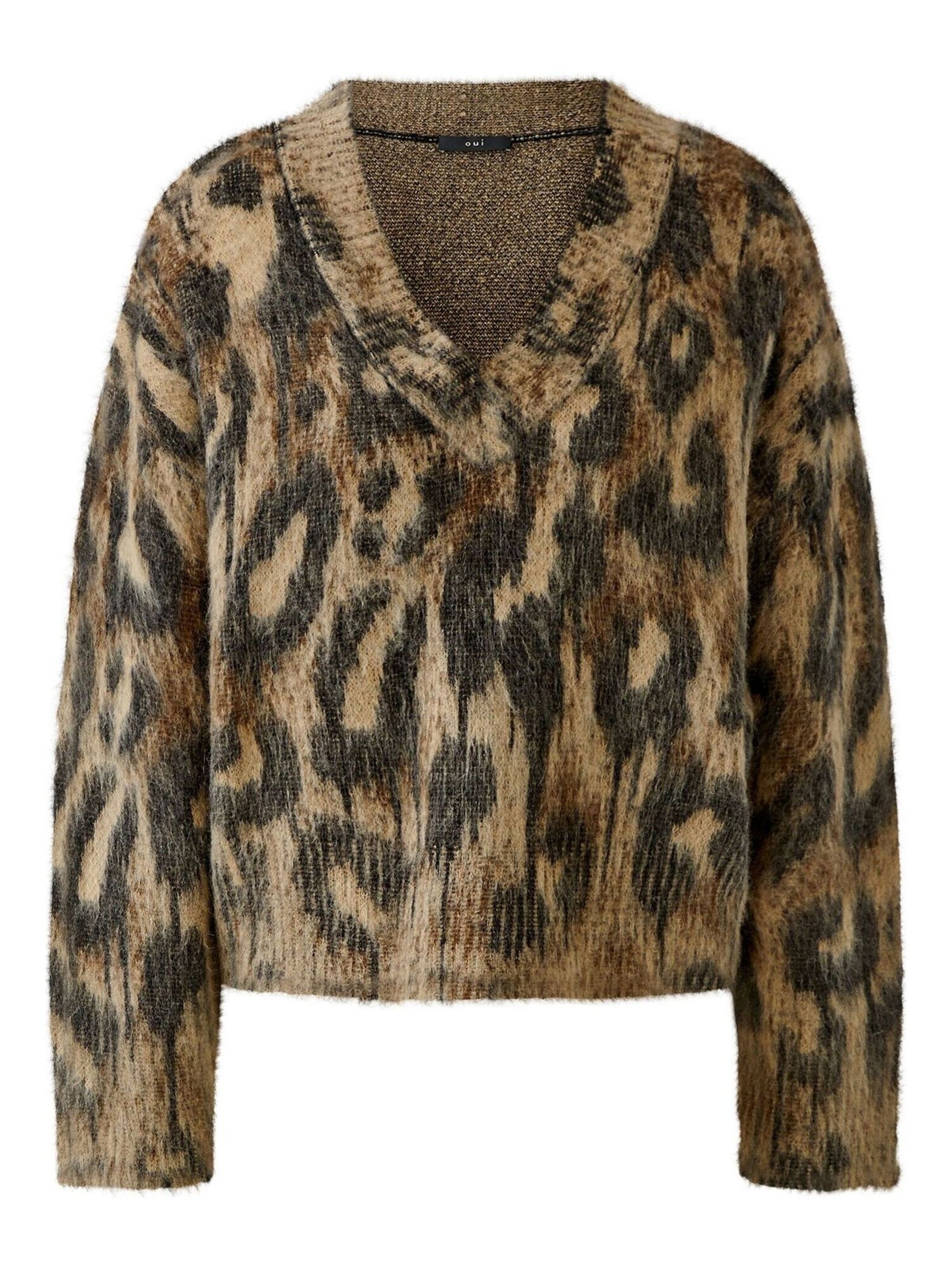 OUI Pullover in Braun: Vorderseite