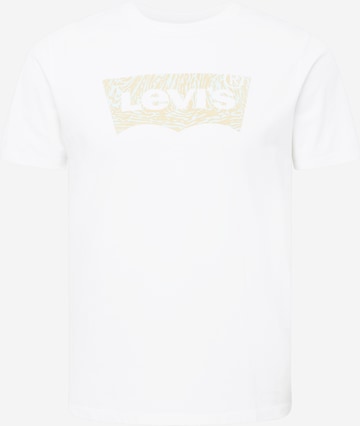 Regular Tricou 'Graphic Crewneck Tee' de la LEVI'S ® pe alb: față