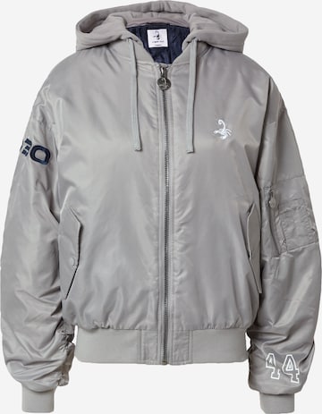 VIERVIER Between-Season Jacket 'Mya' in Grey: front