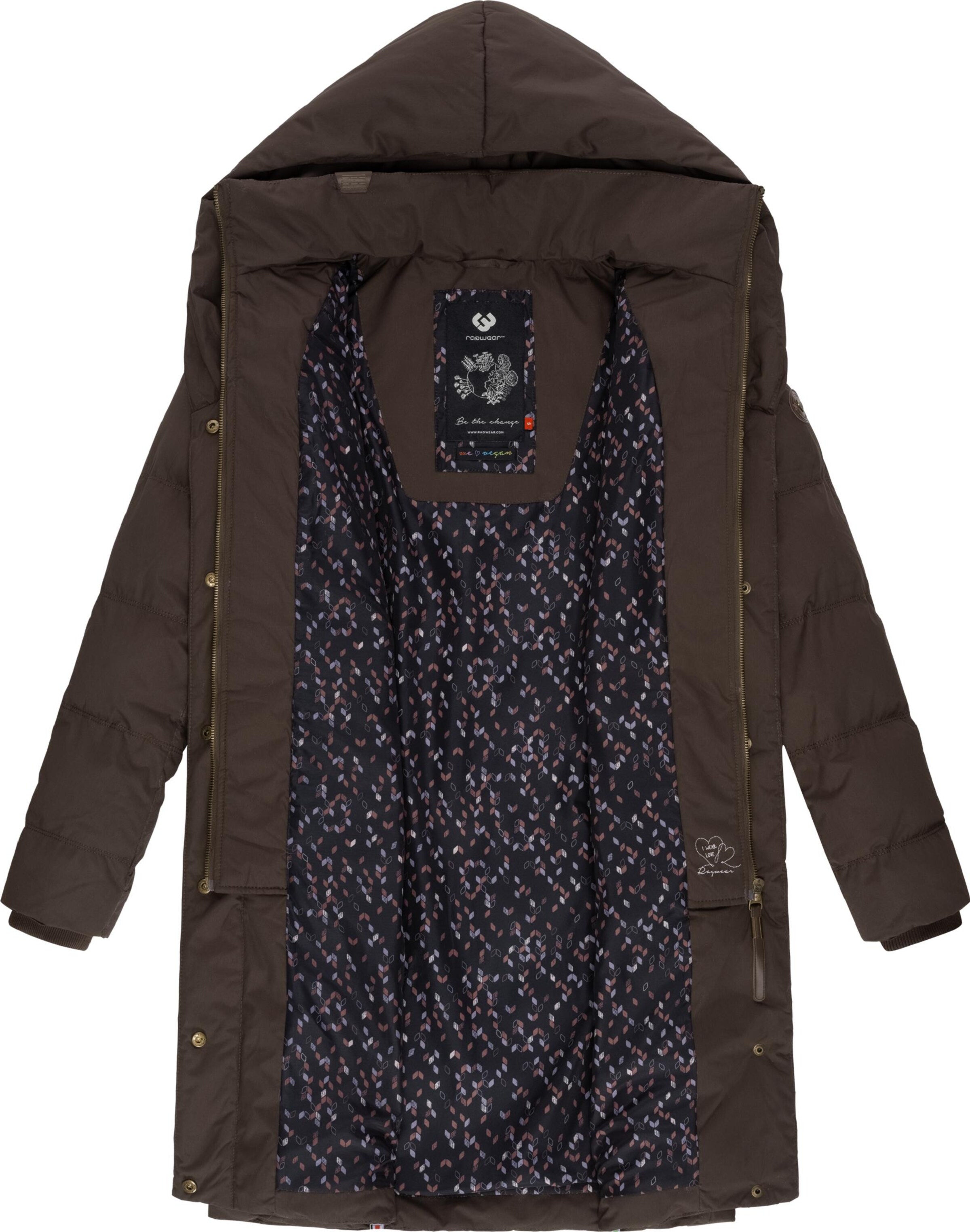 Cappotto invernale 'Natalka' di Ragwear in marrone