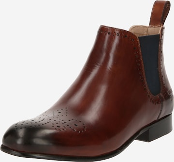 MELVIN & HAMILTON Chelsea Boots 'Sally 16' in Brown: front